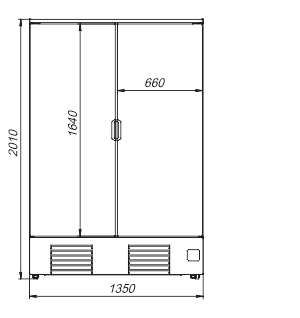 Refrigerated cabinets Kansas AZG 076 LT 2HD 200-D1000-135