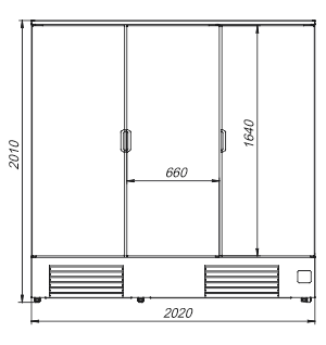 Refrigerated cabinets Kansas AZG 076 LT 3HD 200-D1650-200