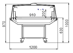 Promotional merchandisers Virginia AK 120 deli self  097-DLA (option)