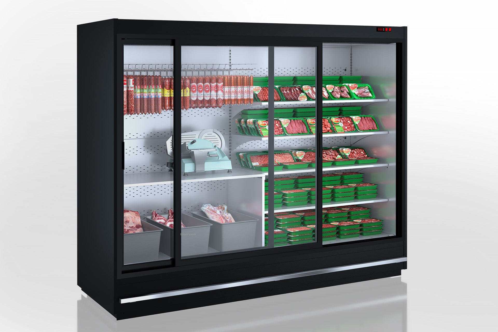 Specialized units for meat sales Indiana MV 080 meat D 205-DLM