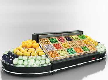 Specialized units for vegetables and fruit sales Indiana VF MC 130 VF self 140-DLM