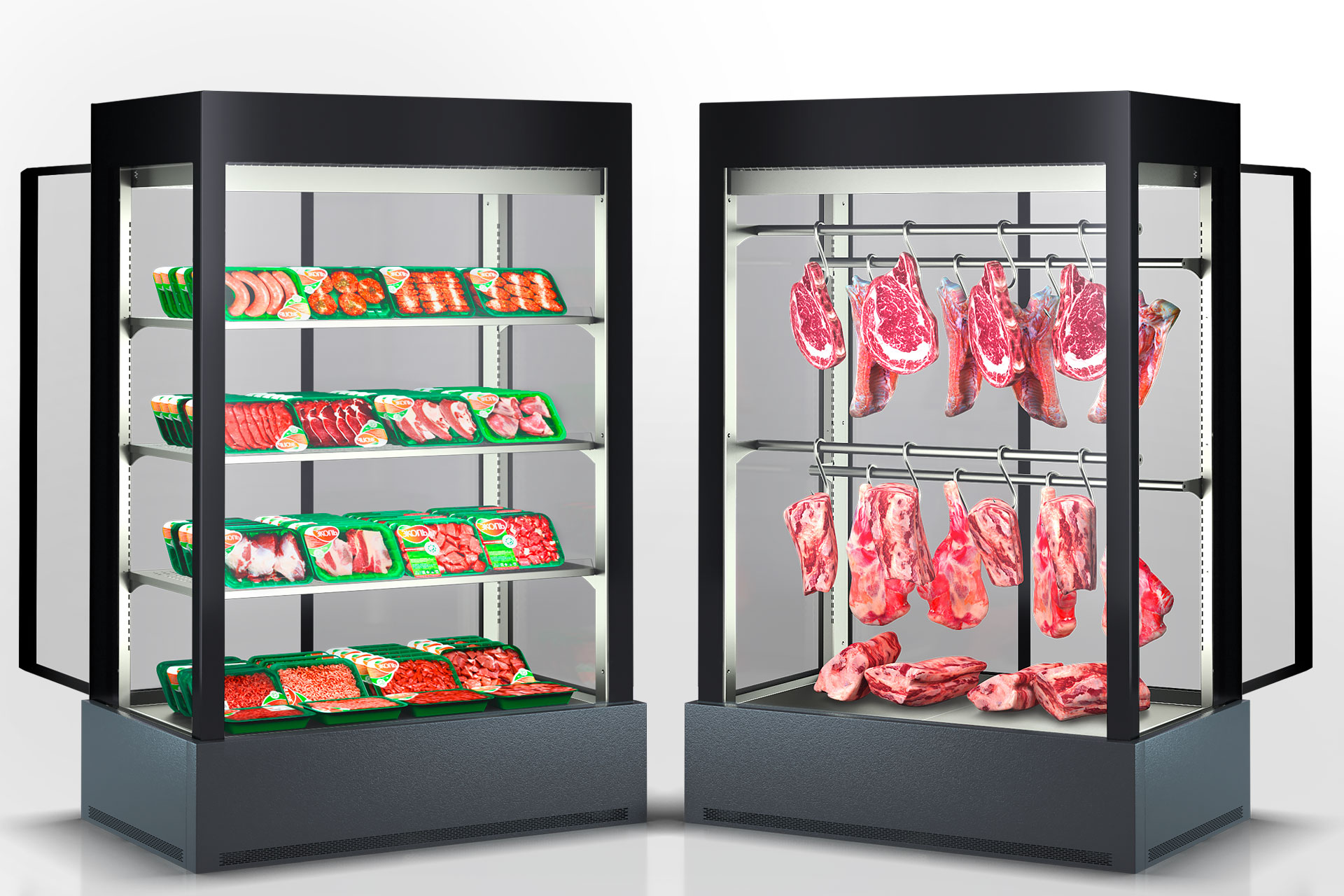 Refrigerated cabinet Kansas А4SG 078 meat 2HD 210-S1000A-135