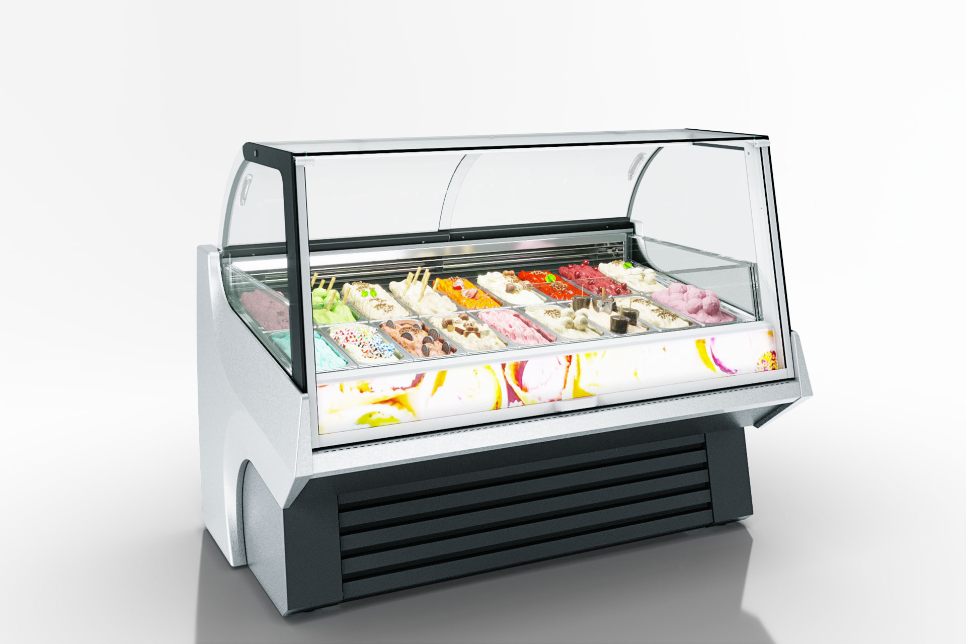 Specialized counter for soft-serve ice-cream sales Мissouri AC 110 ice cream PS 172-DLA