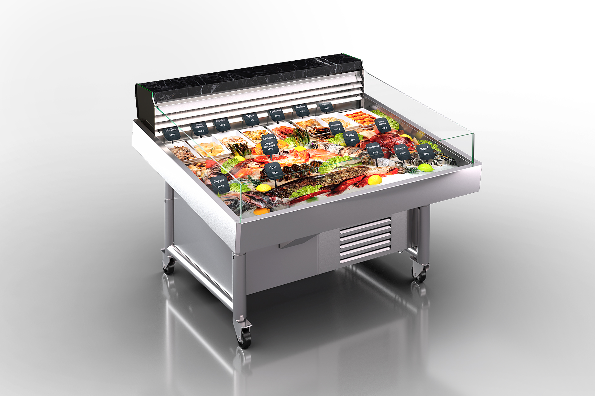 Refrigerated counters Virginia Al 110 fish self 092-SPLA
