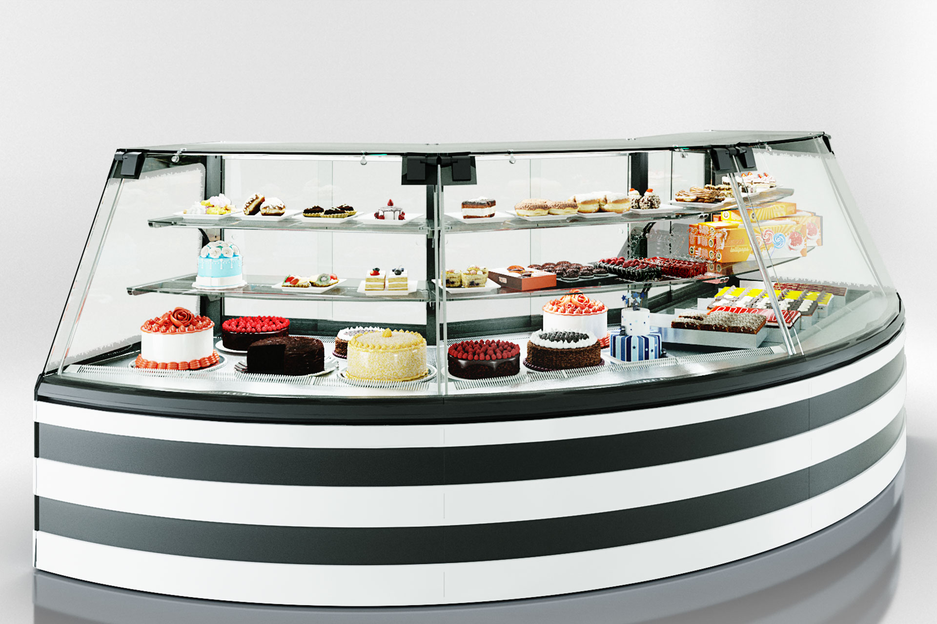 Confectionery counters Dakota Sapphire KA 090 patisserie PS 140-DLA-ER35