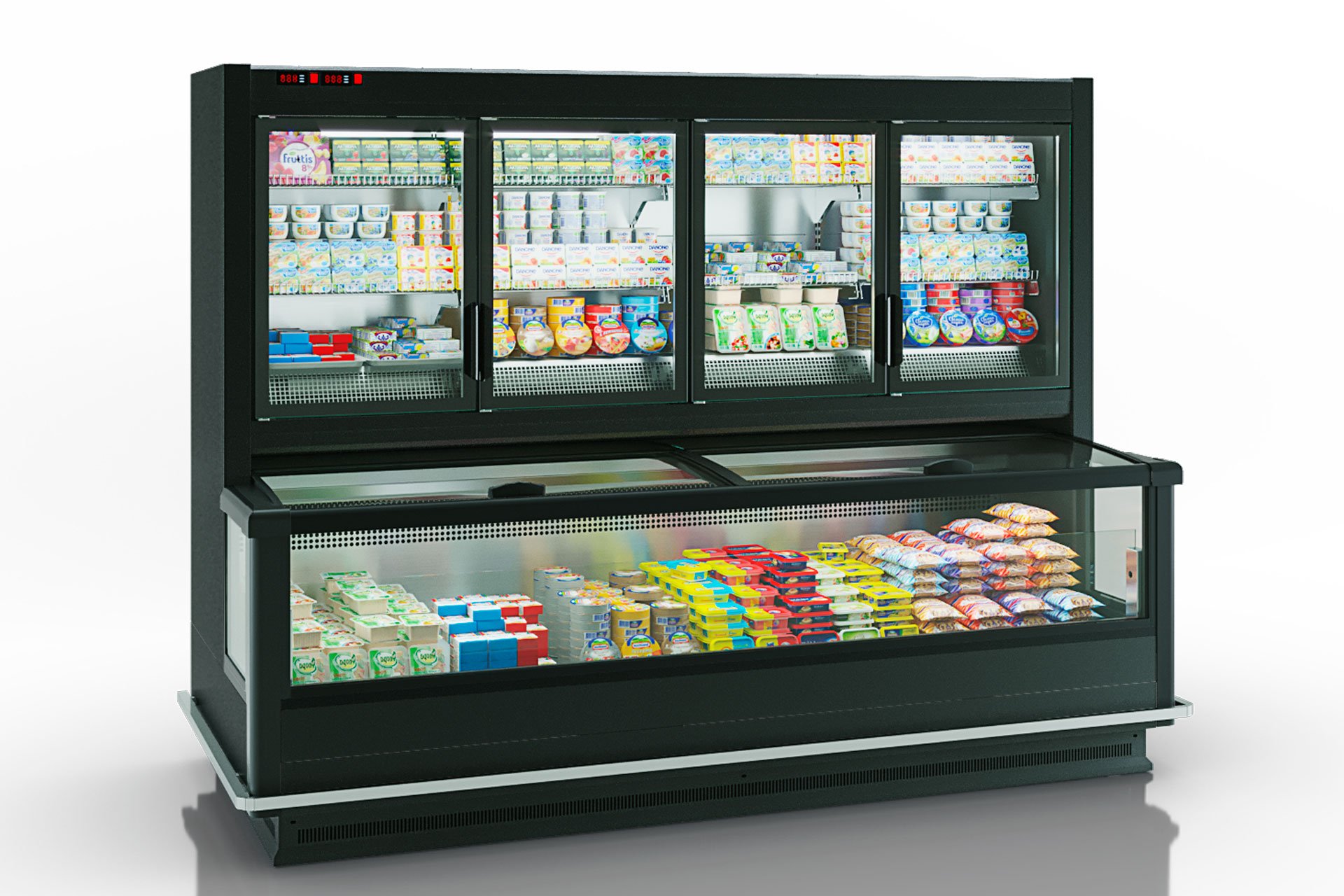Frozen foods units Alaska combi 2 MD MHV 110 LT D/C 220-DLM