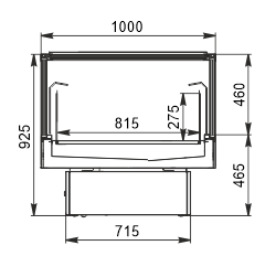 Frozen foods unit Alaska G2 AH 100 LT/MT C 093-DLA