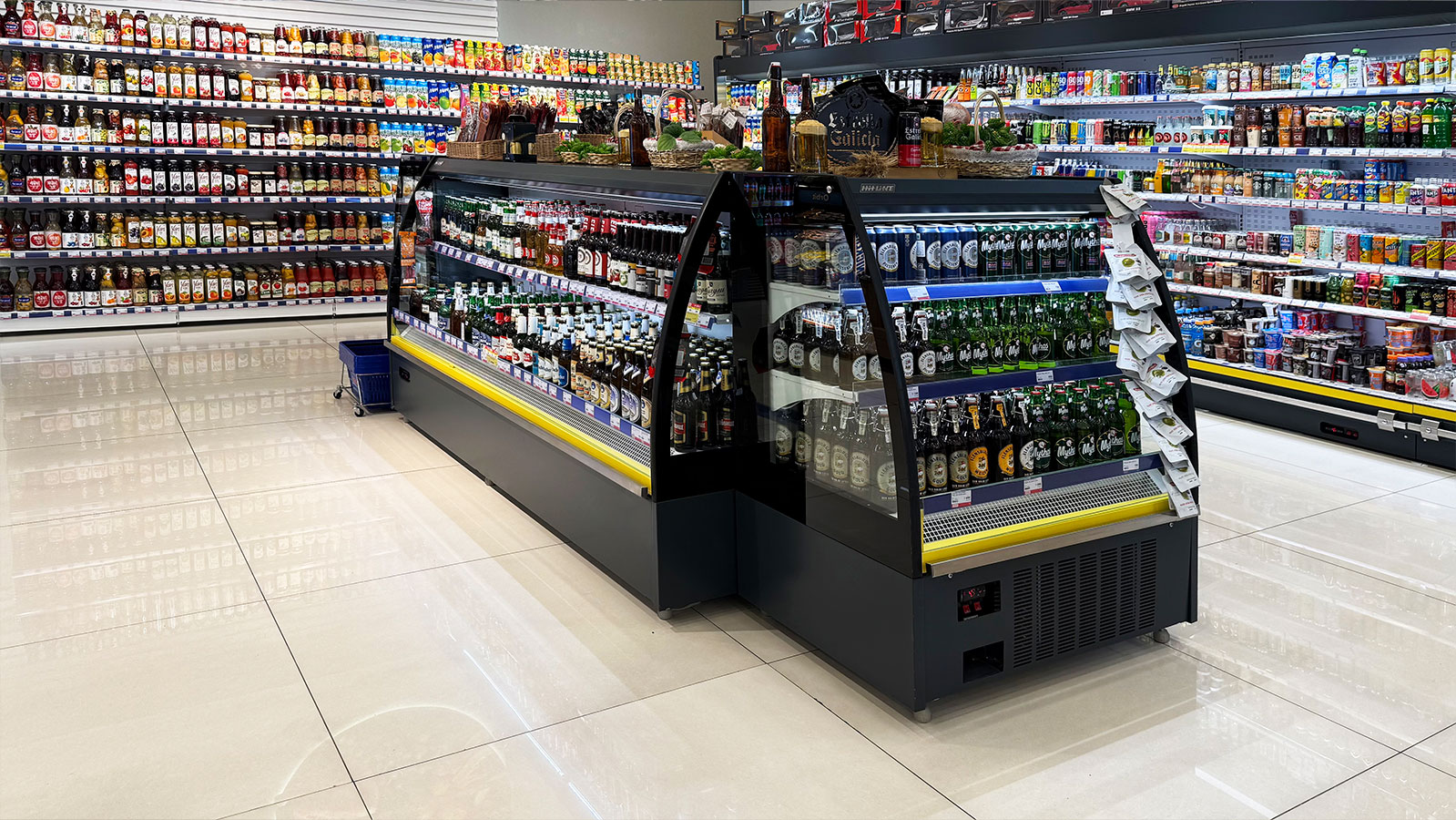 Semi-vertical cabinets Indiana eco MSV 070 MT O 130-DLА, Sas supermarket, Armenia Semi-vertical cabinets Indiana eco MSV 070 MT O 130-DLА, Sas supermarket, Armenia