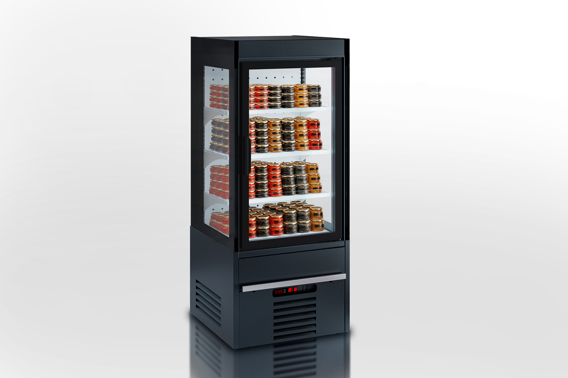 Specialized counters for preserved seafood and caviar sales Indiana eco medium AV 070 SLT D 170-DLA