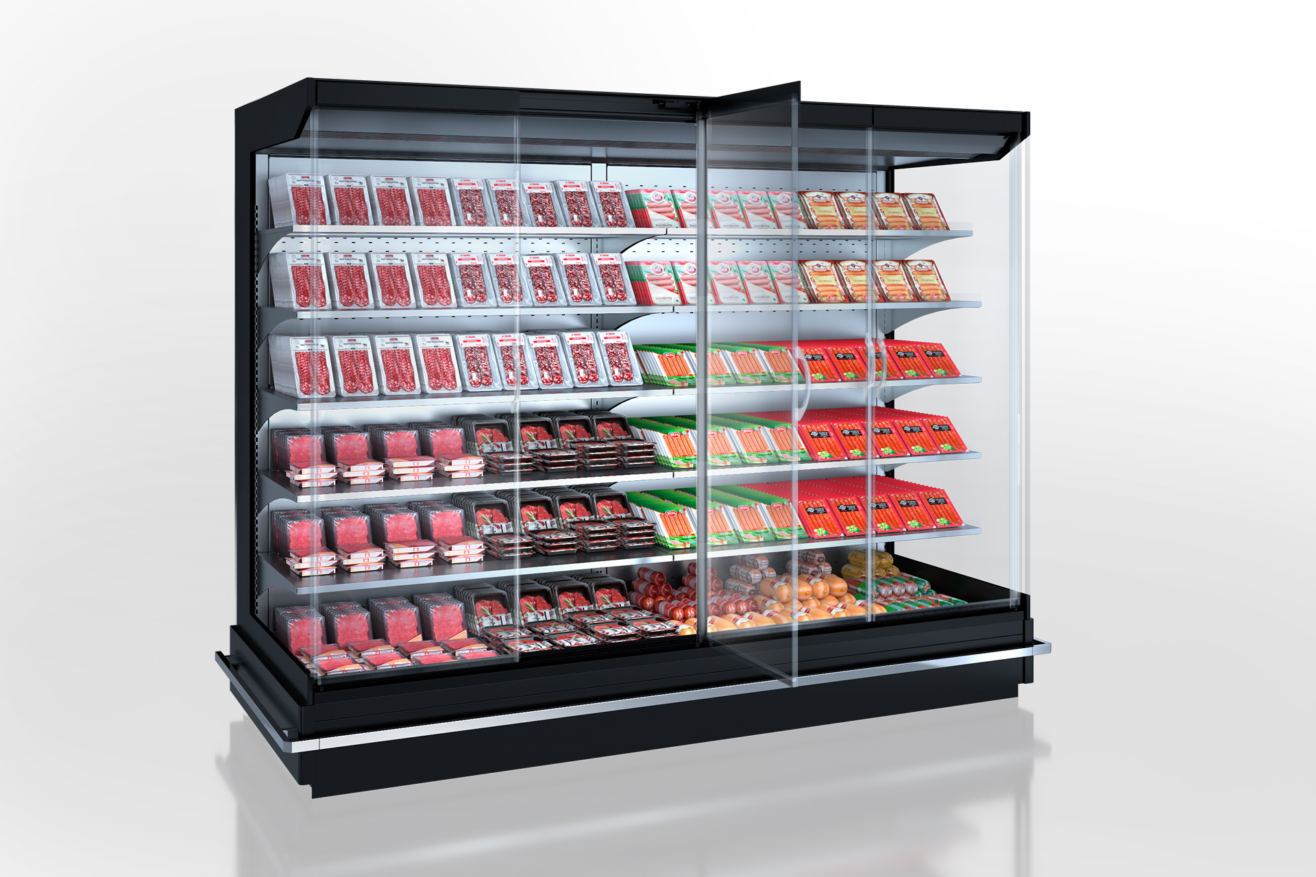 Refrigerated multideck cabinets Indiana 4 MV 105 MT D 205-DLM