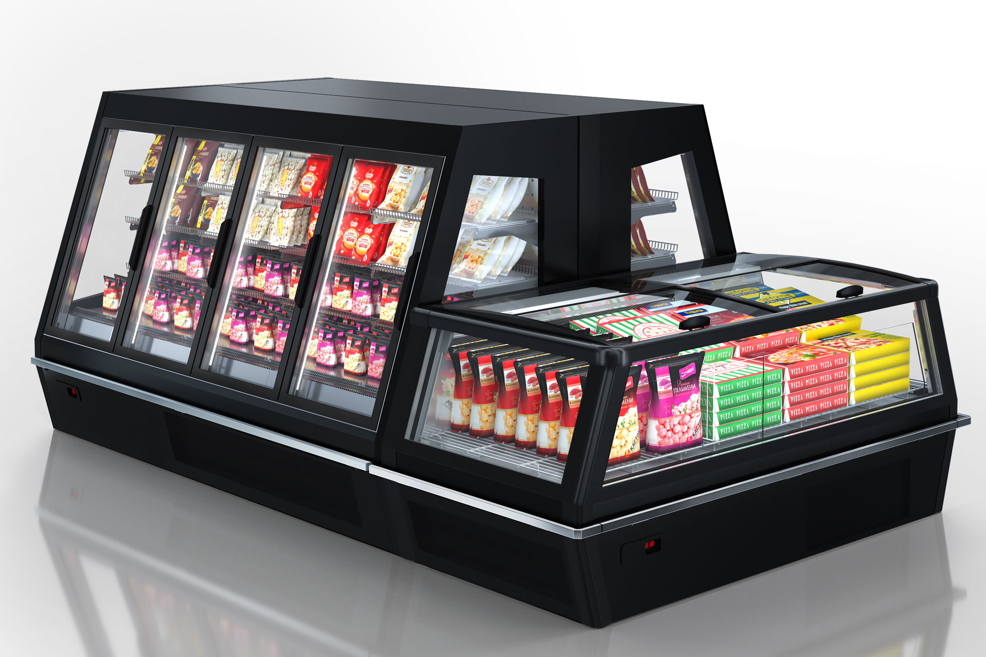 Semi-vertical cabinets Indiana eco ASV 100 LT D 160-DLA