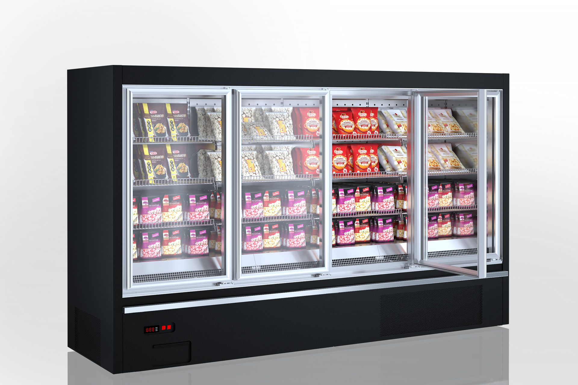 Refrigerated semi-vertical cabinets Indiana eco AV 070 LT D 160-DLA