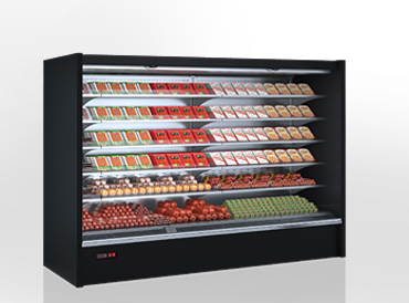 Niskie regały chłodnicze Indiana eco medium ASV 070 MT O 170-DLM/DLA