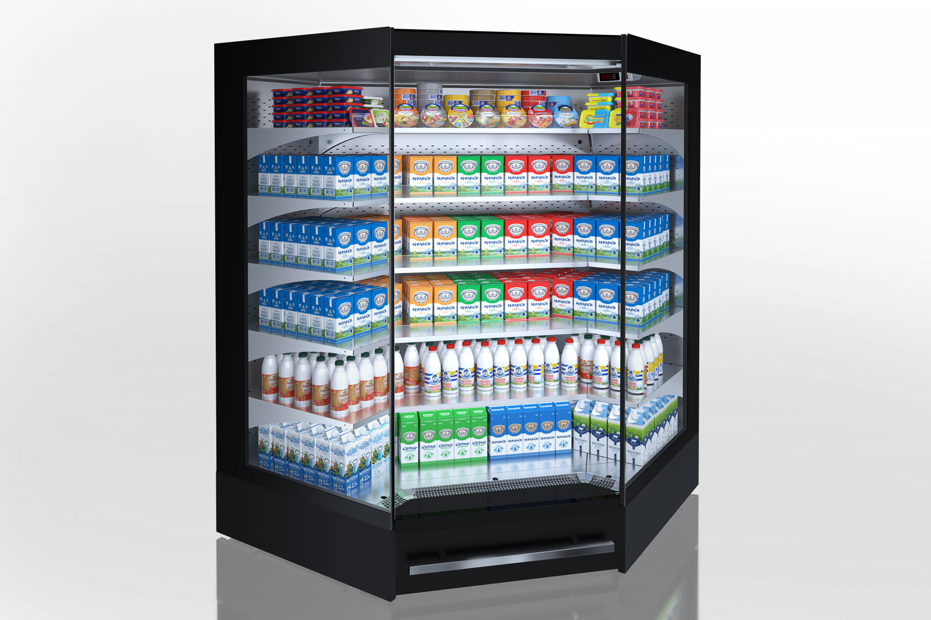 Multideck cabinets Indiana MV 080 MT O 205-DLM-IS90