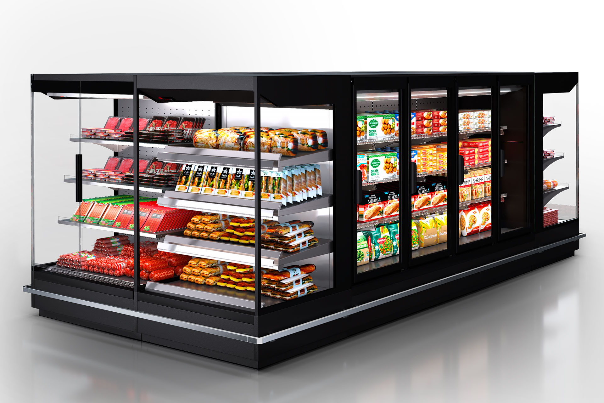 Thermal multideck cabinets Indiana NV 080 heat O 160