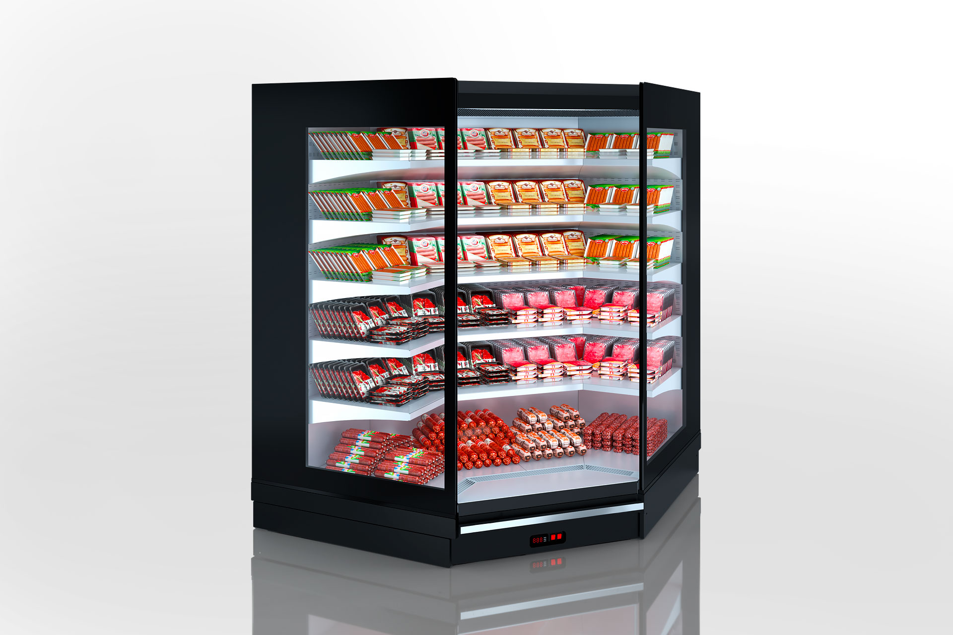 Multideck cabinets Louisiana 5 MV 105 MT O 210-DLM-IS90