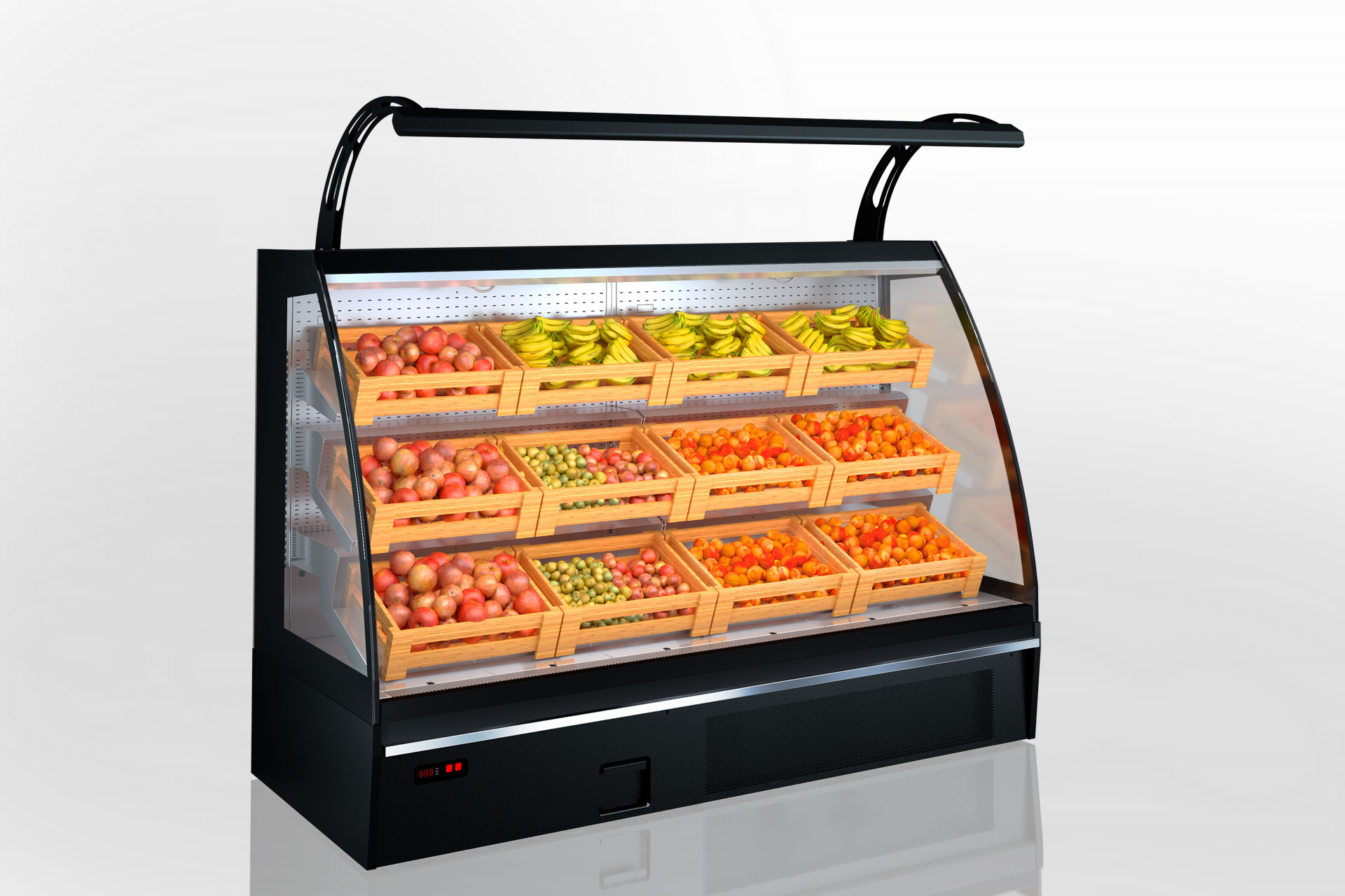 Multideck cabinet Louisiana eco ASV 105 VF O 180-DLA