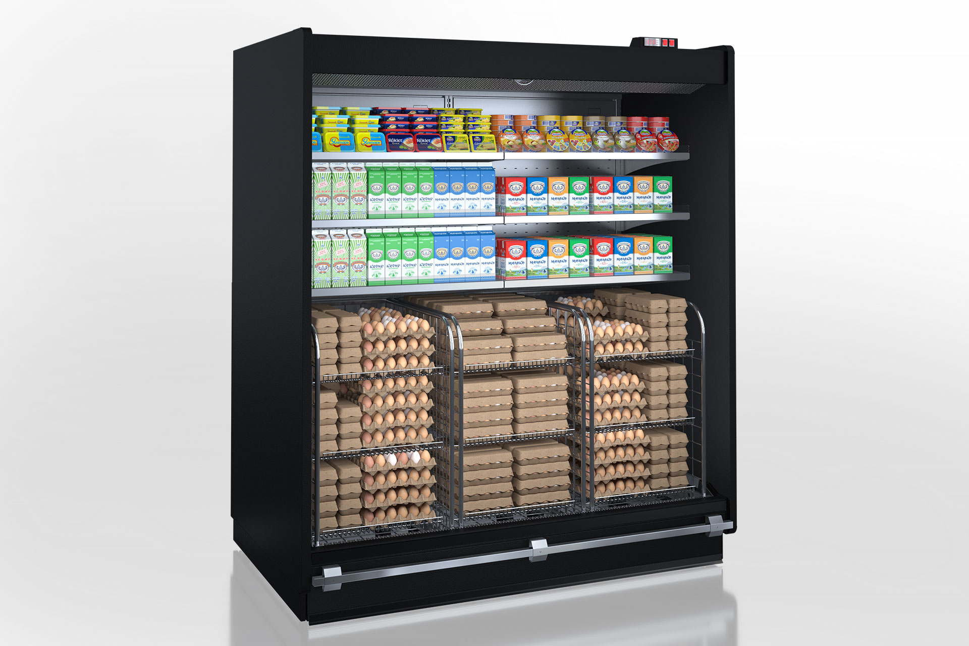 Multideck cabinets Louisiana roll-in MV 115 MT O 225-DLM