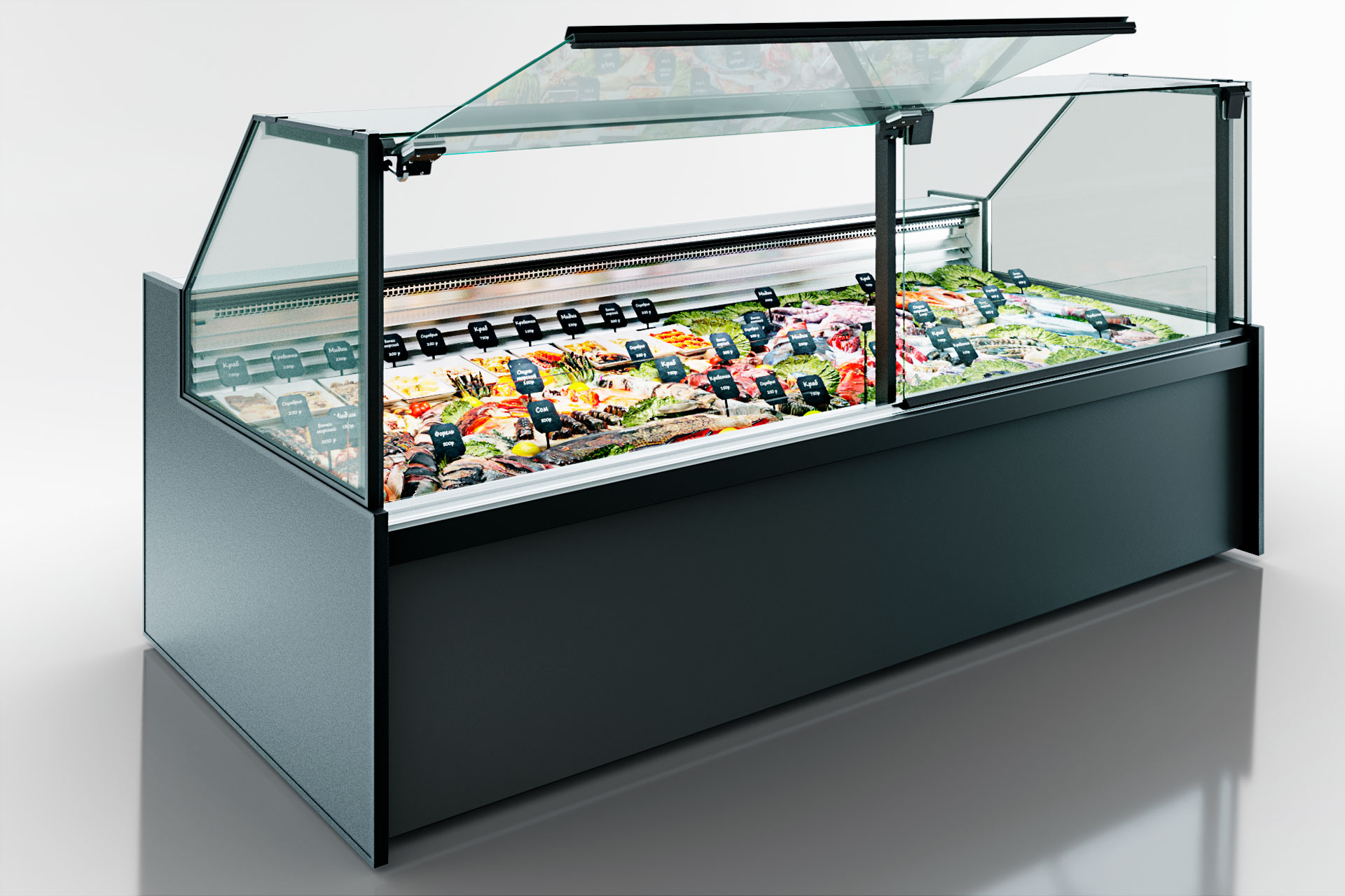 Refrigerated counters Missouri MC 120 fish PS 130-SLM/SLA/SPLM/SPLA