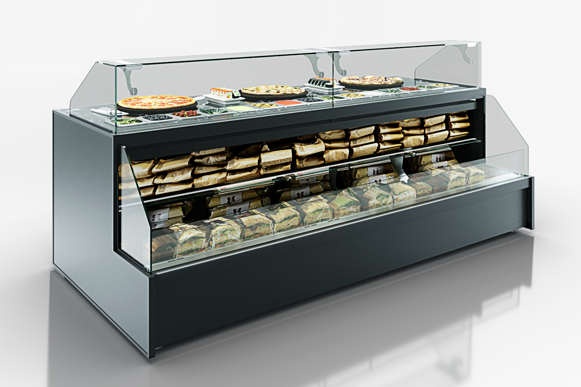 Refrigerated counters Missouri MC 120 sushi/pizza combi L/self 130-DBM