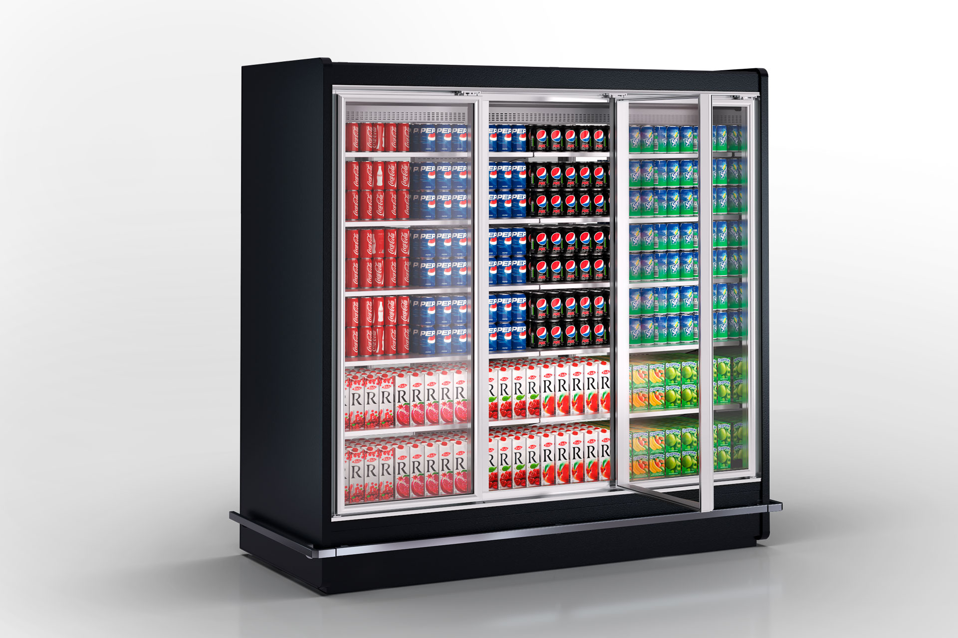 Multideck cabinets Indiana BD MV 080 MT D 205-DLM