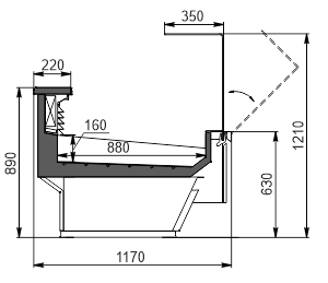 Refrigerated counters Missouri cold diamond MC 117 fish OS 121-SPLM/SPLA (option) Refrigerated counters Missouri cold diamond MC 117 fish OS 121-SPLM/SPLA (option)