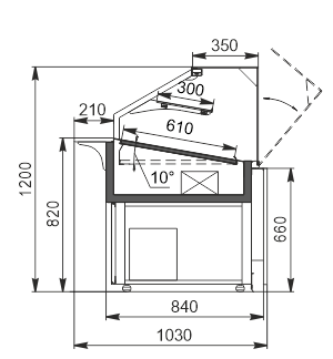 Refrigerated counters Missouri AC 084 bakery OS 120-DLA Refrigerated counters Missouri AC 084 bakery OS 120-DLA