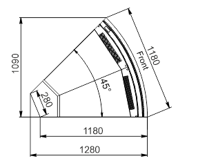 Angular element Missouri MC 120 deli self 086-DLM-ER45