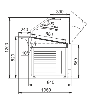 Neutral counter Missouri NC 084 bakery N2 OS 120 Neutral counter Missouri NC 084 bakery N2 OS 120