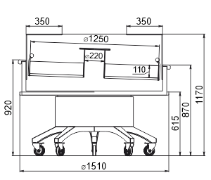 Promotional merchandiser Missouri рromo AC 148 fish 2 LD 117-DLA