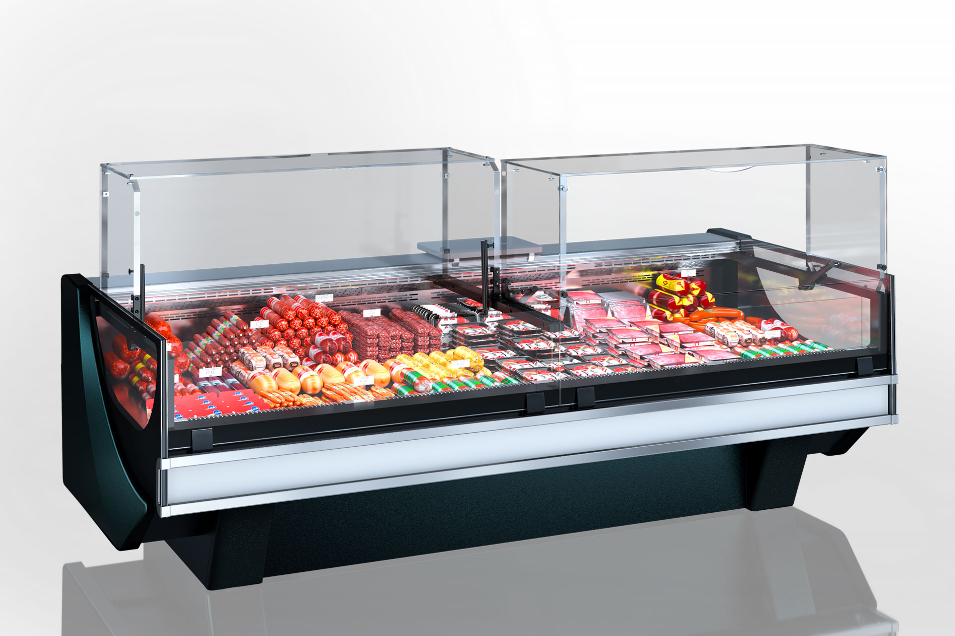 Refrigerated counters Missouri cold diamond MC 126 deli convertible 130-DBM