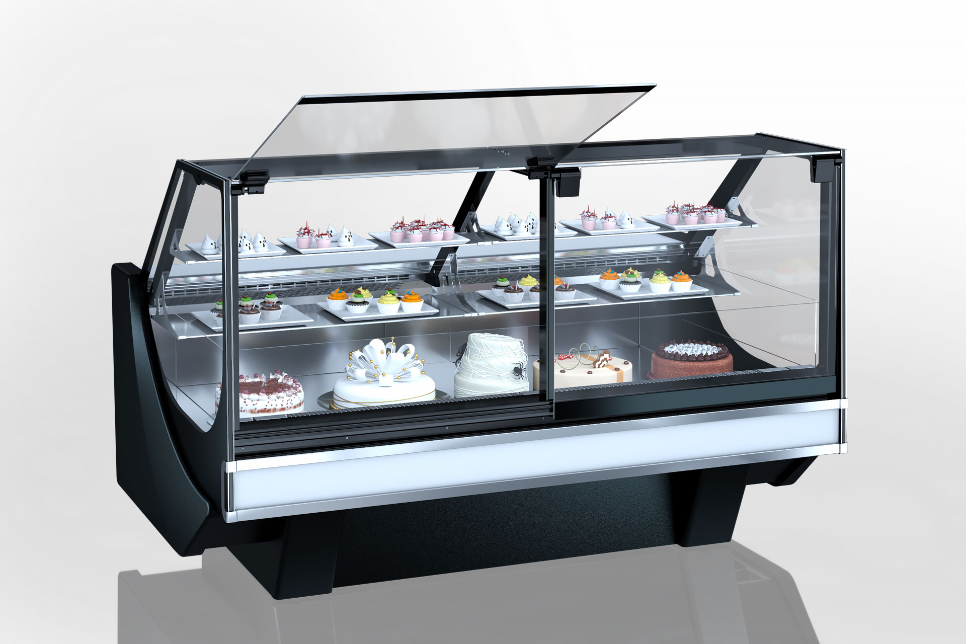 Refrigerated counters Missouri cold diamond MC 126 patisserie PS 130-DLM