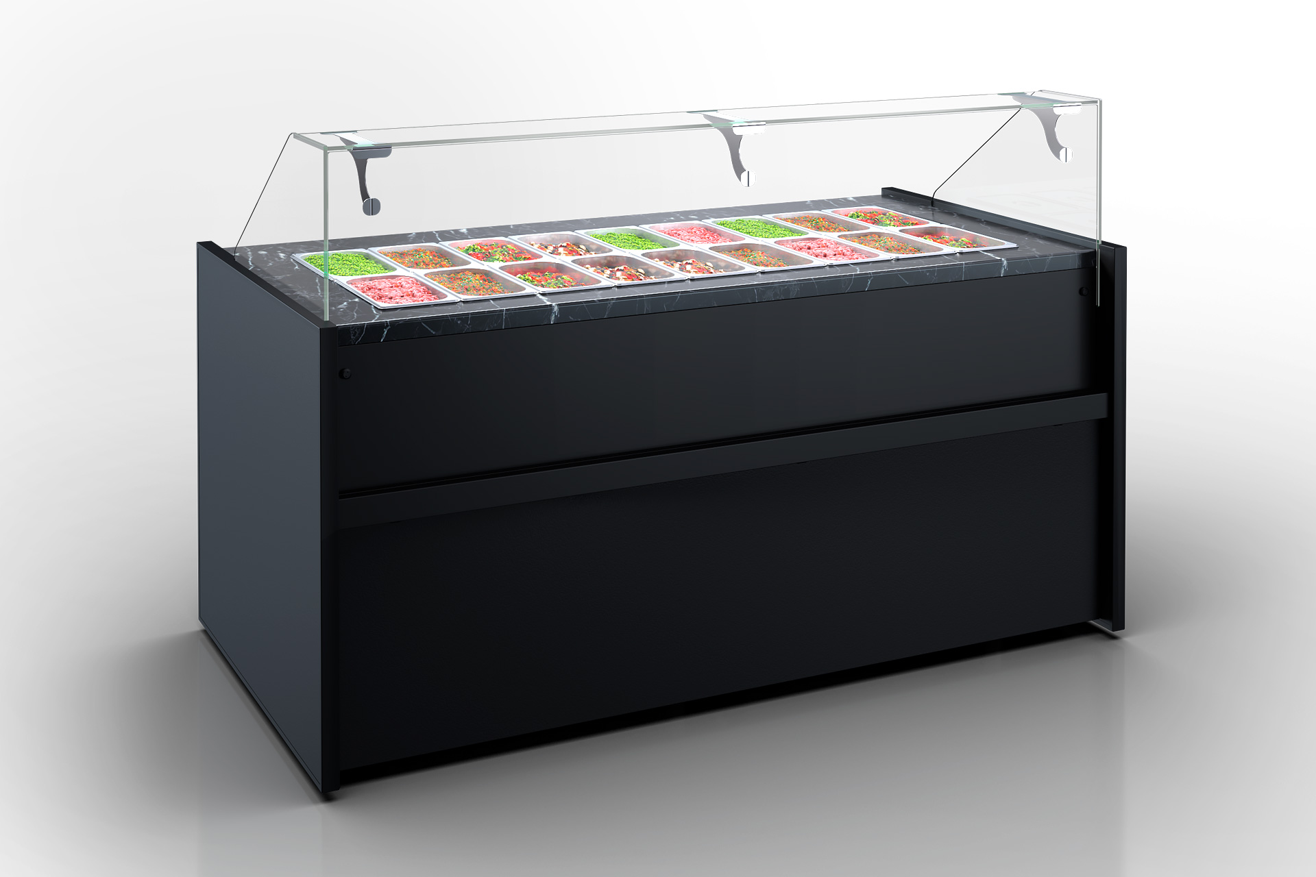Refrigerated counters Missouri MC 100 salads L 130-DBM/DBA