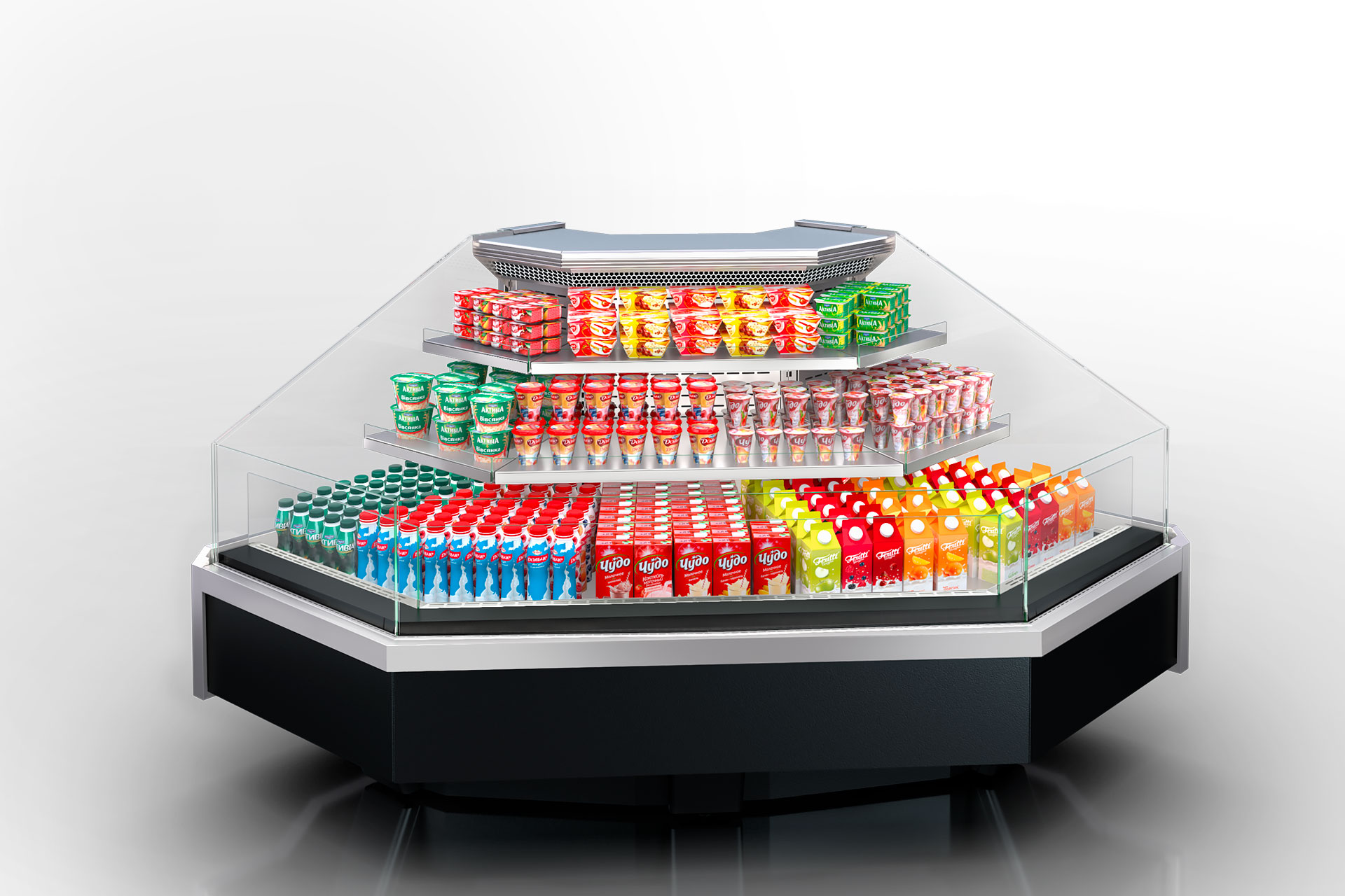 Refrigerated counters Missouri enigma MC 122 cascade self 130-DLM-ES90