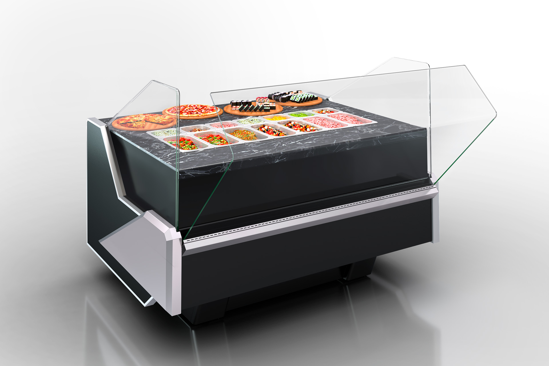 Refrigerated counters Missouri enigma MC 122 sushi/pizza 2 OS 115-DBM