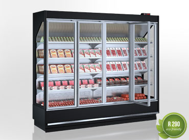 Multideck cabinets Indiana cube V AV 070 MT D 220-DLA