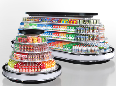 Refrigerated Semi-vertical cabinets Missouri cold diamond island LF MO 087/150 M