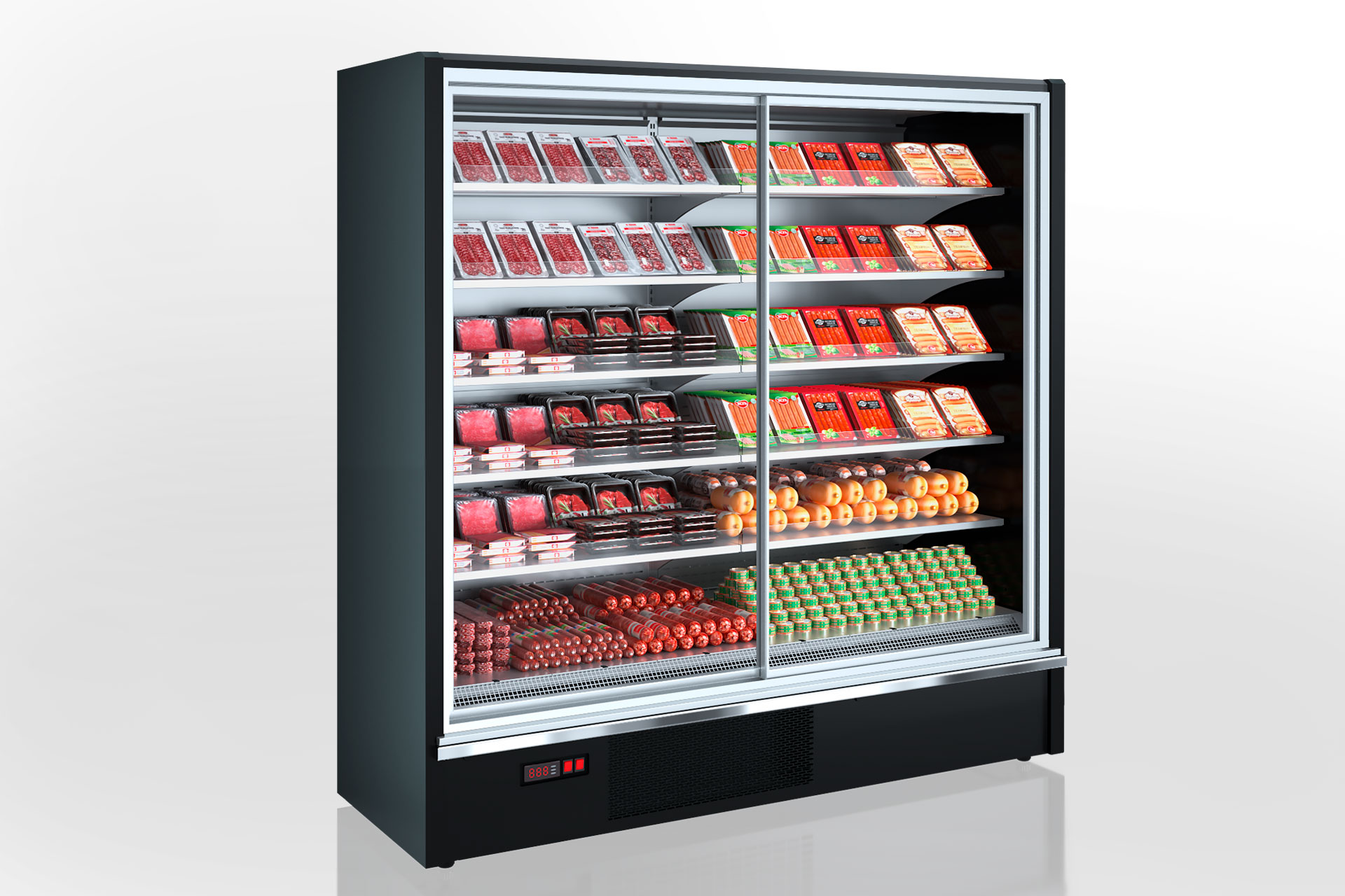 Multideck cabinets Indiana cube AV 066 MT D 210-DLA