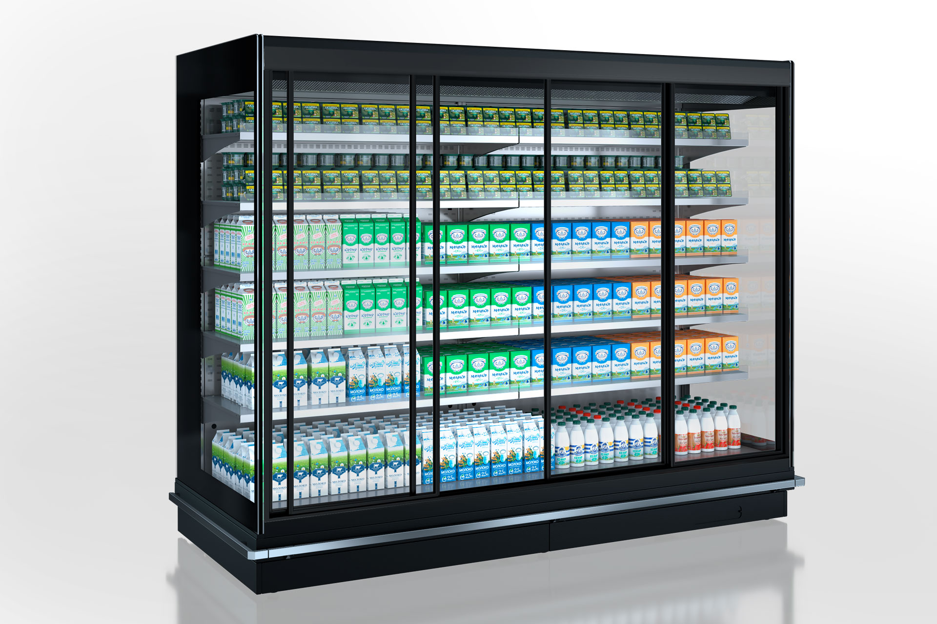 Refrigerated multideck cabinets Louisiana 5 MV 105 MT D 210-DLM