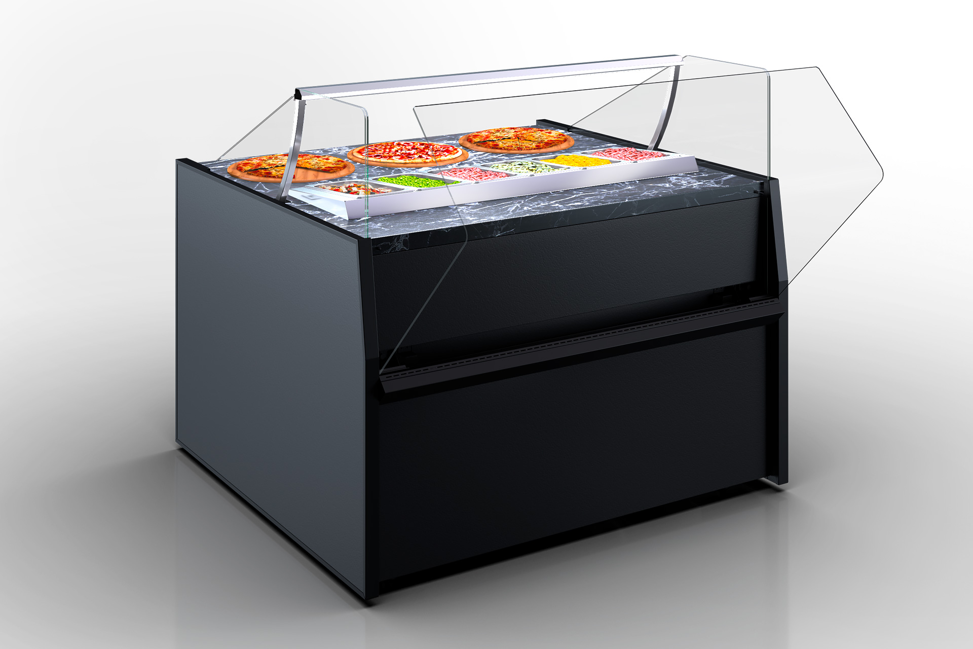 Refrigerated counters Missouri MC 120 sushi/pizza OS 120-DBM (option)
