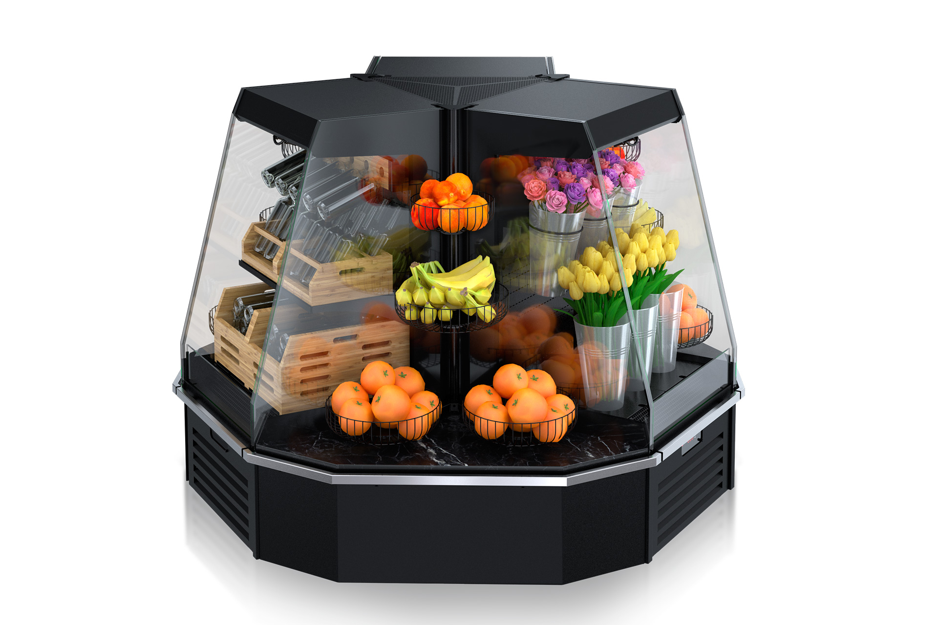 Semi-vertical cabinets Indiana eco ASV 070 MT O 144-DLA - island version