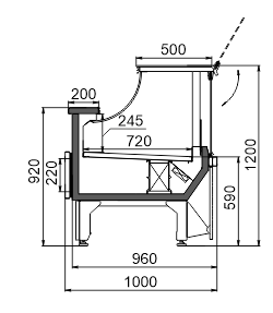 Refrigerated сounters Missouri MC 100 deli PS 120-DBM/DBA Refrigerated сounters Missouri MC 100 deli PS 120-DBM/DBA