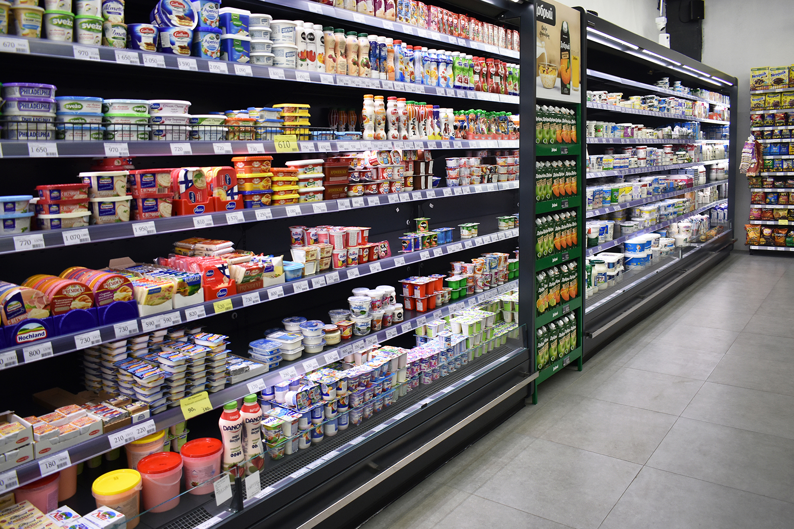 Refrigerated multideck cabinets Indiana 2 MV 080 MT O M, сonvenience store MG 4, Armenia Refrigerated multideck cabinets Indiana 2 MV 080 MT O M, сonvenience store MG 4, Armenia