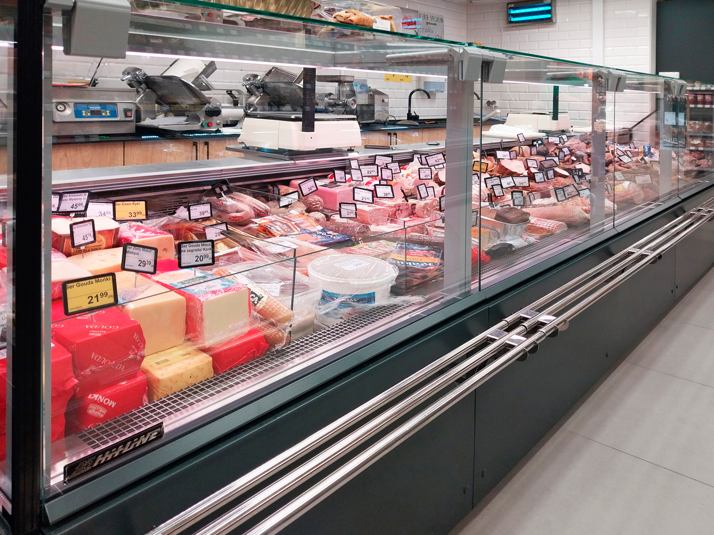 Refrigerated counters Мissouri MС 120 deli PS 130-DBM, convenience store Groszek, Poland Refrigerated counters Мissouri MС 120 deli PS 130-DBM, convenience store Groszek, Poland