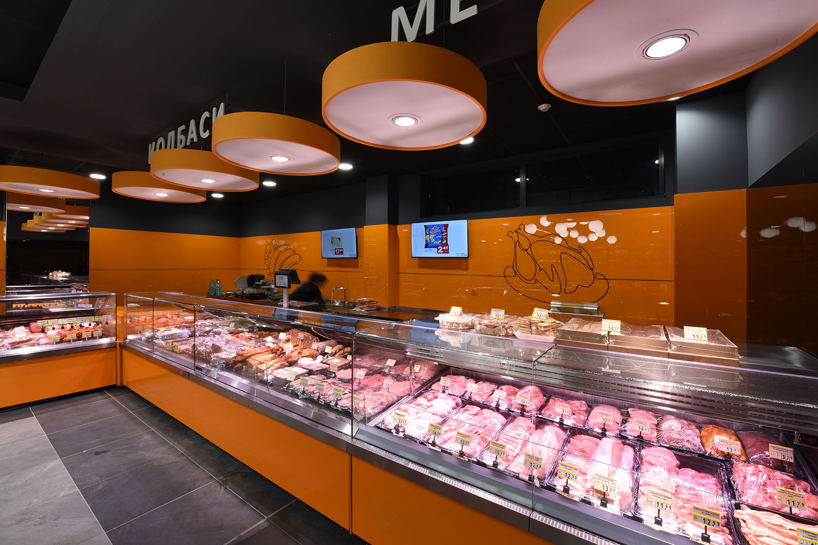 Refrigerated counters Missouri enigma meat OS 115-SPLM, CBS convenience store, Bulgaria Refrigerated counters Missouri enigma meat OS 115-SPLM, CBS convenience store, Bulgaria