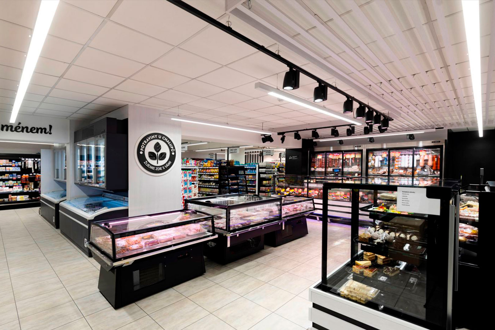 Promotional counters Virginia AK 100 deli self 083, convenience store Flop, Czech Republic Promotional counters Virginia AK 100 deli self 083, convenience store Flop, Czech Republic