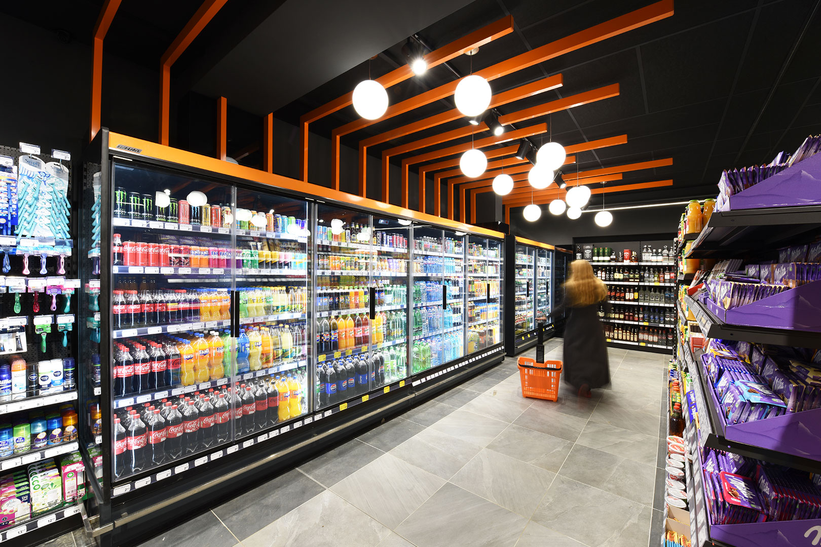 Refrigerated multideck cabinets Indiana MV 090 D 220-DLM, CBS convenience store, Bulgaria Refrigerated multideck cabinets Indiana MV 090 D 220-DLM, CBS convenience store, Bulgaria