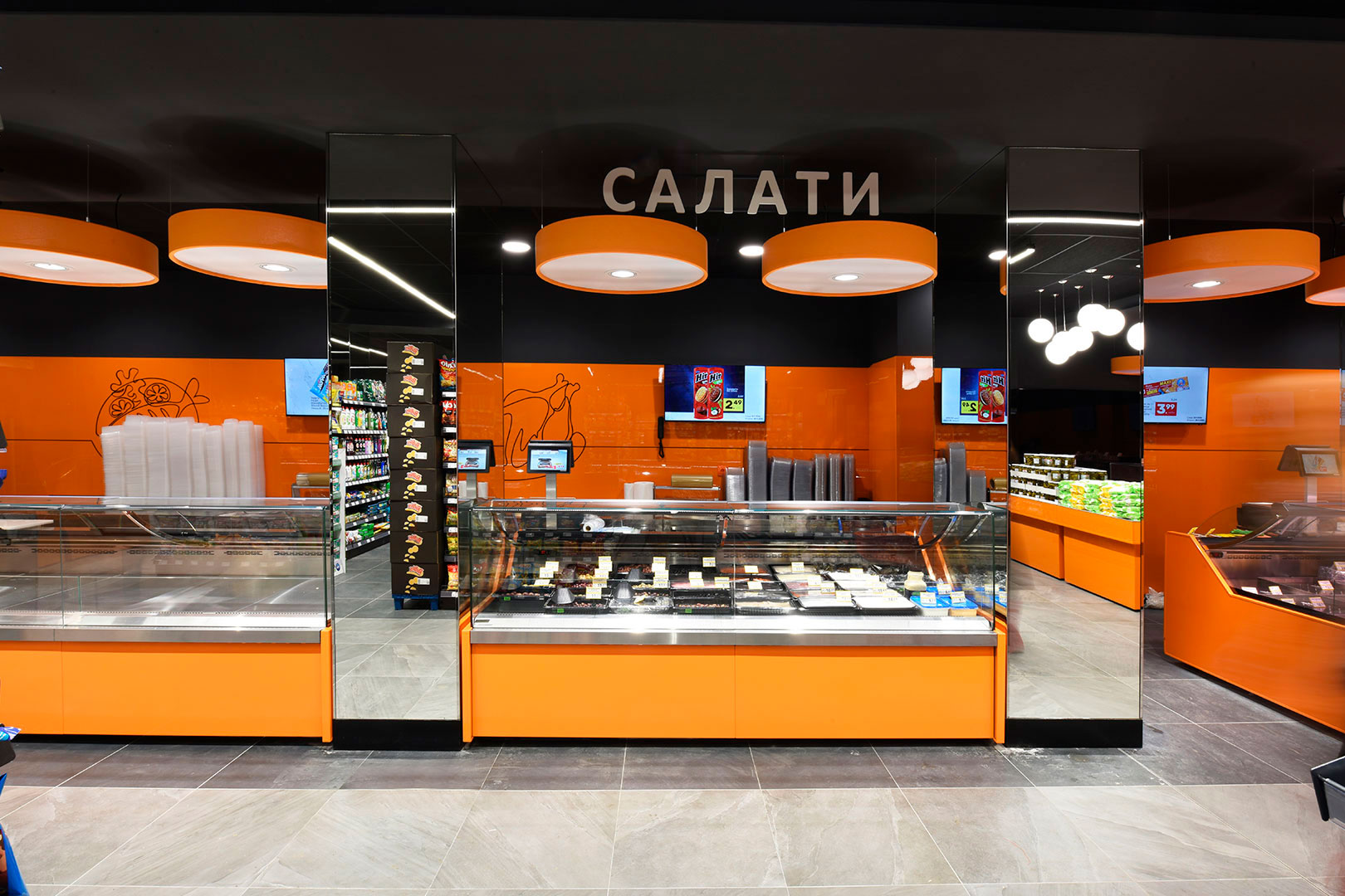 Refrigerated counters Missouri enigma MC 122 deli OS 115-DBM, CBS convenience store, Bulgaria Refrigerated counters Missouri enigma MC 122 deli OS 115-DBM, CBS convenience store, Bulgaria