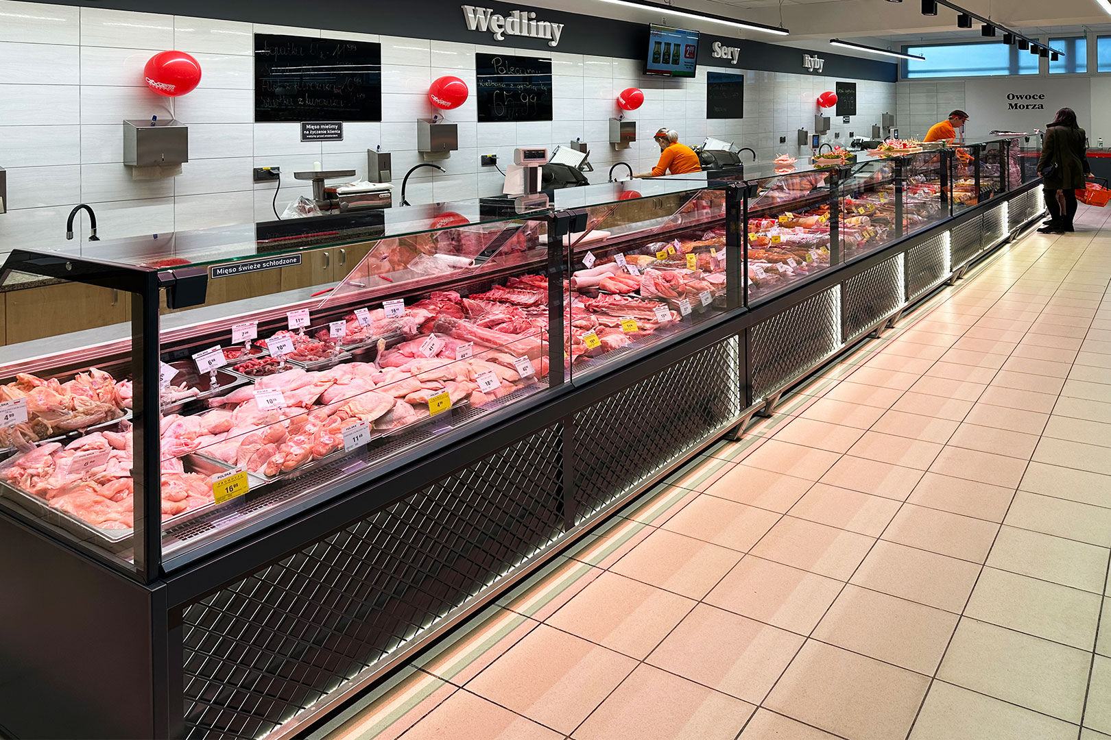Refrigerated counters Мissouri MС 120 deli PS 130-DBM, convenience store Społem, Poland Refrigerated counters Мissouri MС 120 deli PS 130-DBM, convenience store Społem, Poland