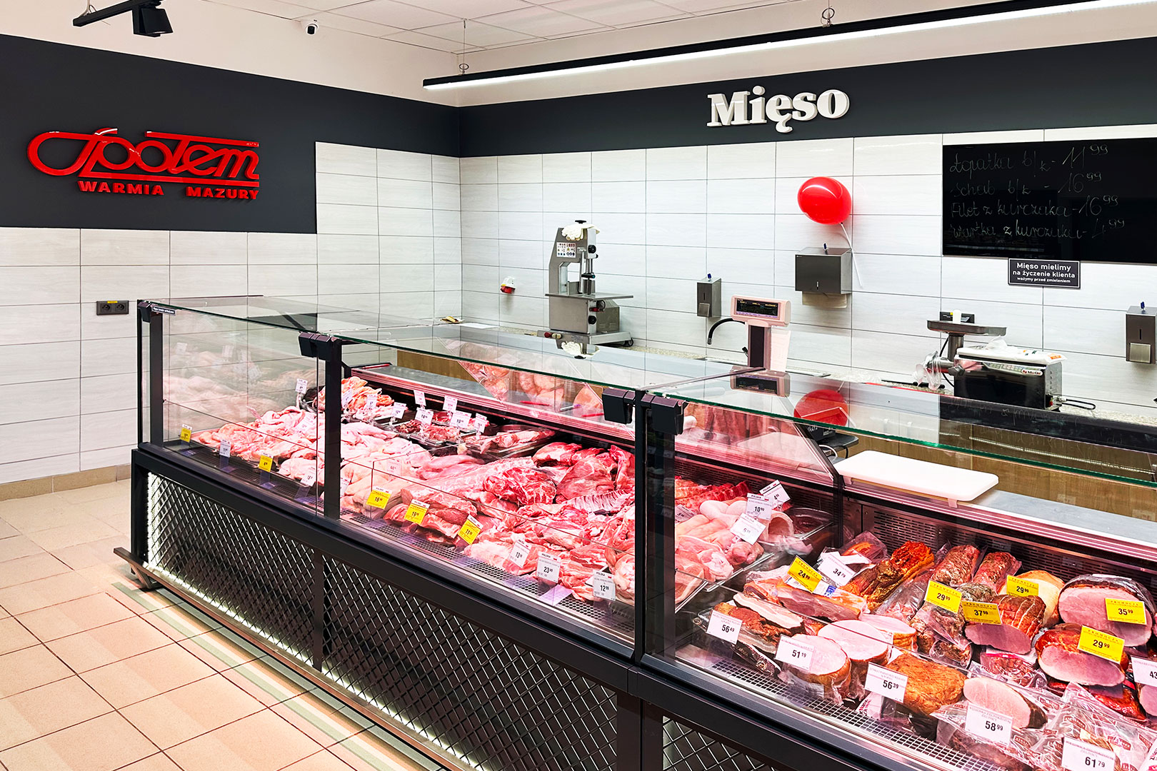 Refrigerated counters Мissouri MС 120 deli PS 130-DBM, convenience store Społem, Poland Refrigerated counters Мissouri MС 120 deli PS 130-DBM, convenience store Społem, Poland